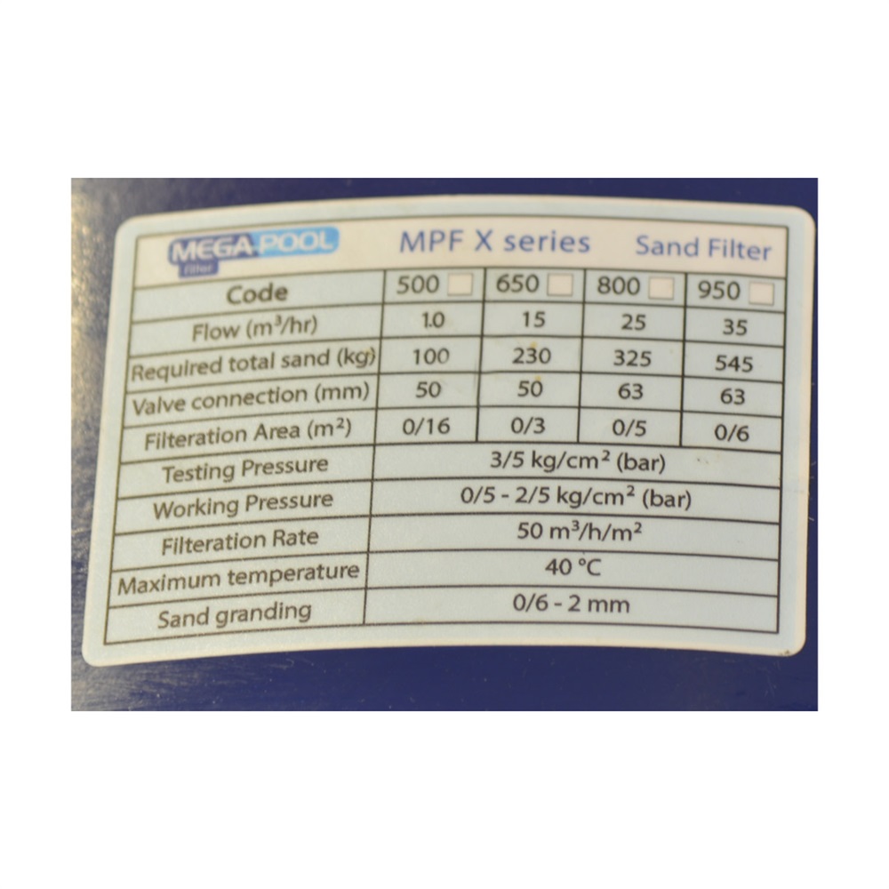 فیلتر شنی MEGA POOL 650 - 3