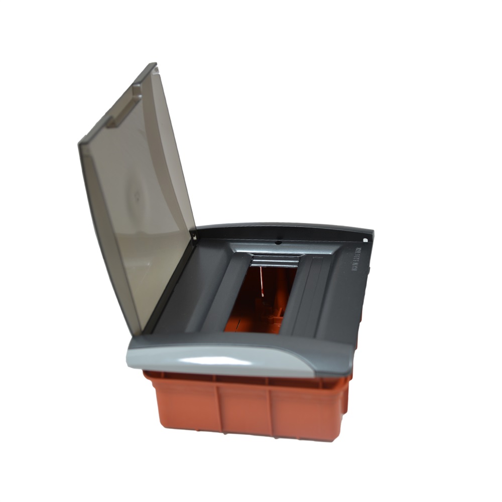 جعبه مینیاتوری توکار 8 تایی دور زغال سنگی الیزه(ایران الکتریک)(بدون ضمانت) - 5