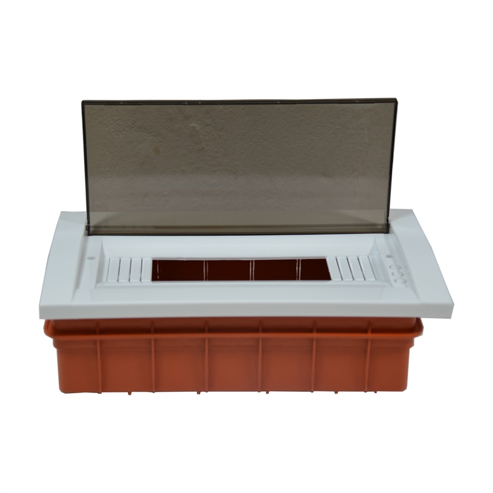 جعبه مینیاتوری توکار 8 تایی دور سفید (ایران الکتریک)(بدون ضمانت) - 3