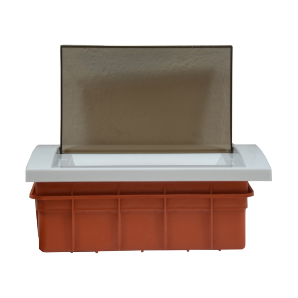 جعبه مینیاتوری روکار 4 تایی دور سفید (ایران الکتریک)(بدون ضمانت) - 3