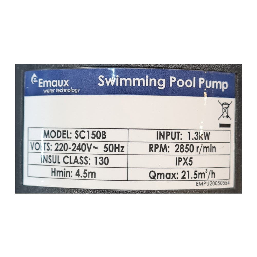 پمپ 1.5 اسب استخری استرینرسرخود EMAUX مدل SC150 - 3