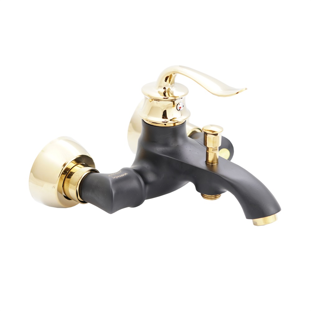 شیر دوش آیدا مشکی طلایی (فیروزه)