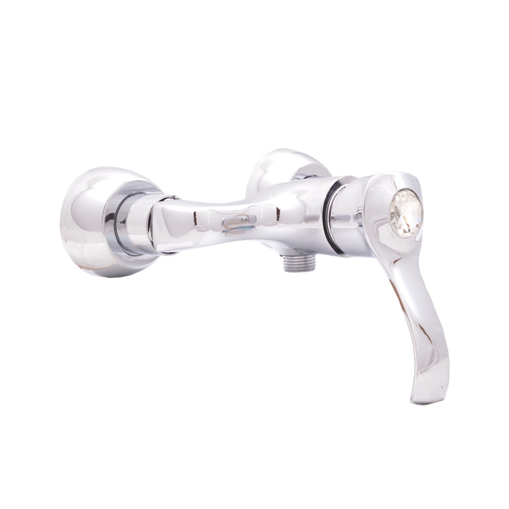 شیر توالتی کسری کروم (فیروزه)