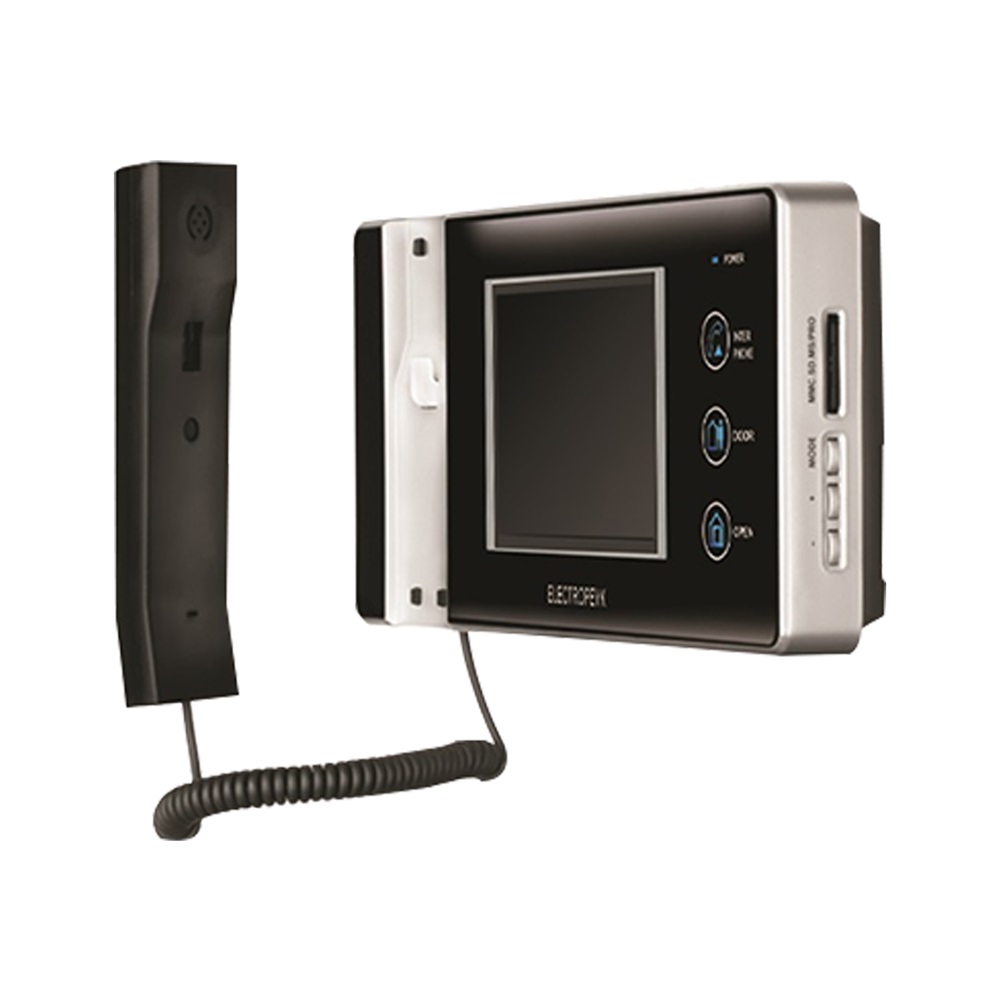 مانیتور 7 اینچ مشکی با دسته گوشی 1294(الکتروپیک) - 2