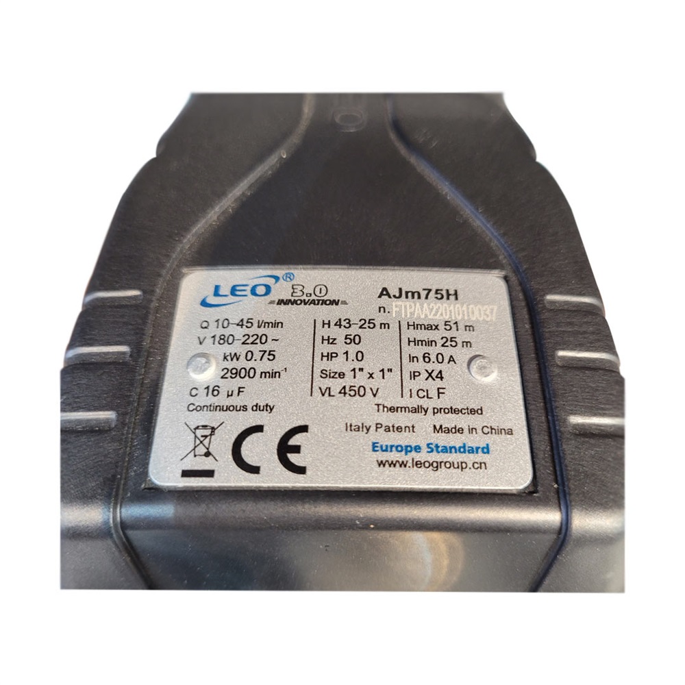 پمپ 1 اسب جتی ارتفاع بالا لئو ajm75h - 2