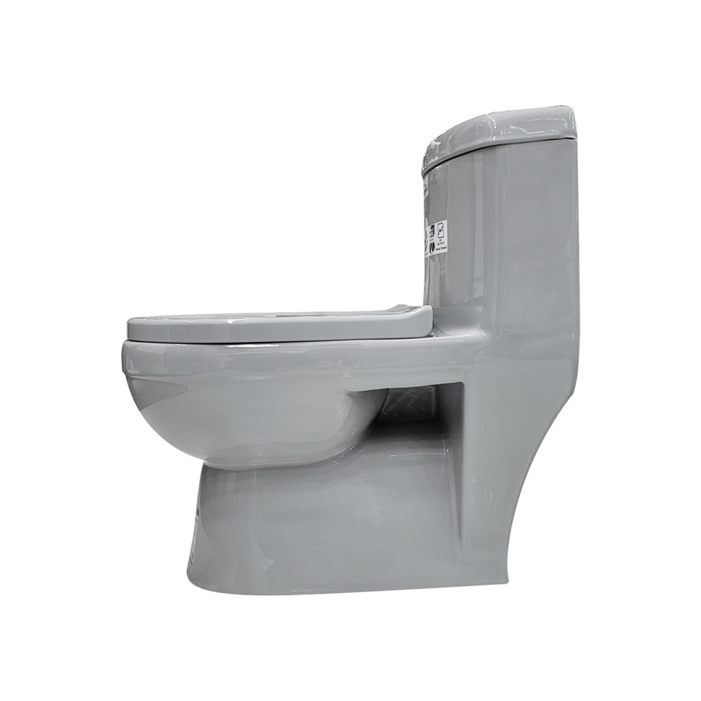 توالت فرنگی گاتریا طوسی براق با بیده G1 (گاتریا)