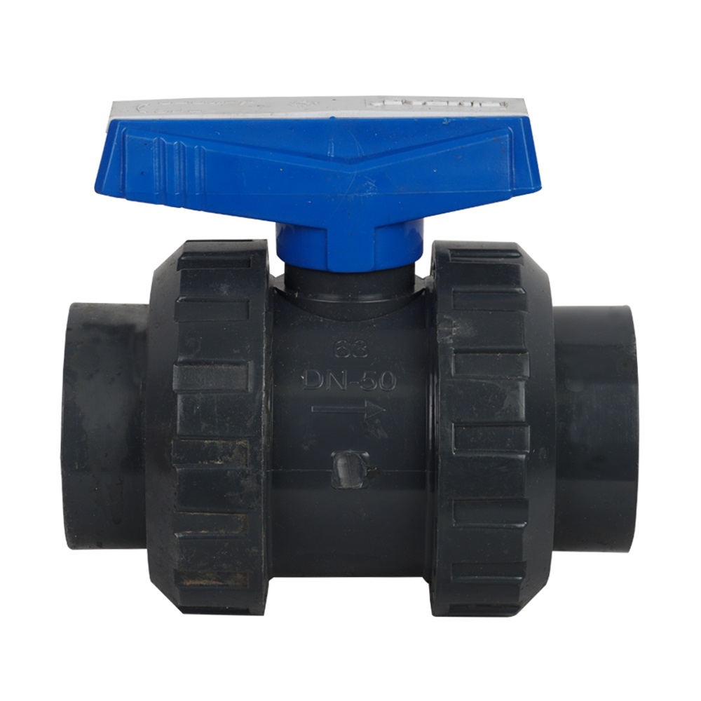 شیر توپی 63 مهره دار PVCU