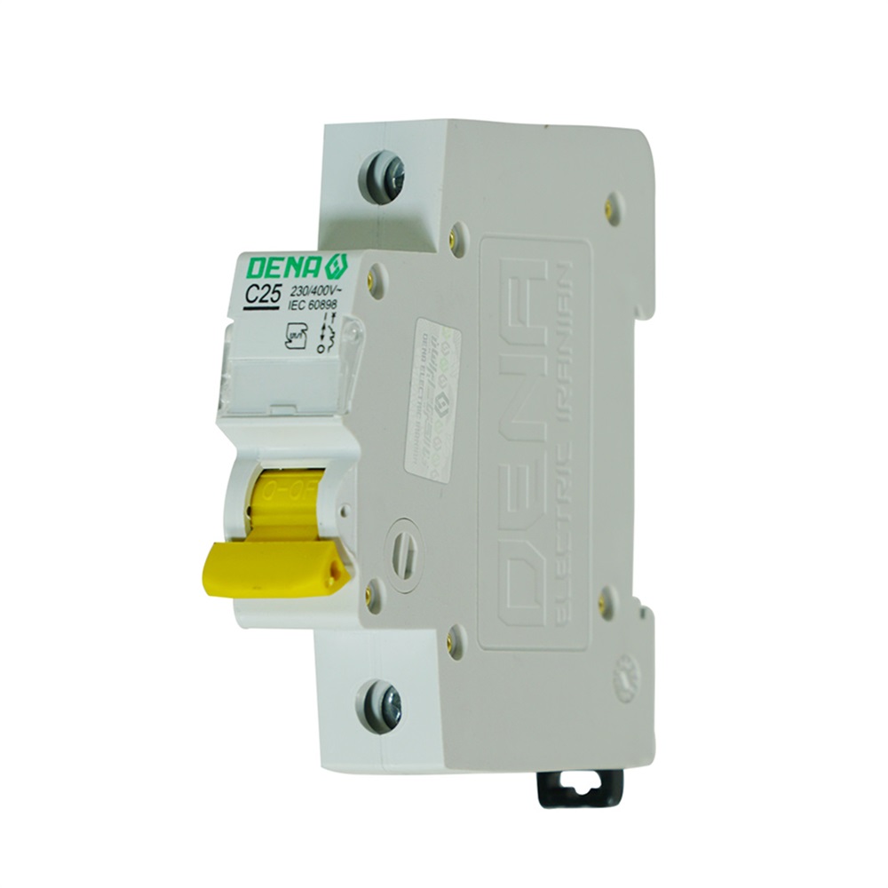 کلید مینیاتوری تک فاز 25 آمپر (DENA) تیپ C (پنج سال ضمانت تعویض)