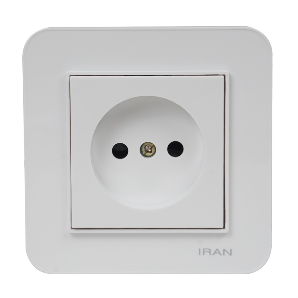 پریز برق سفید ارس اقتصادی(ایران الکتریک)