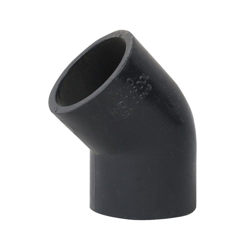 زانو °45*40 چسبی PVCU