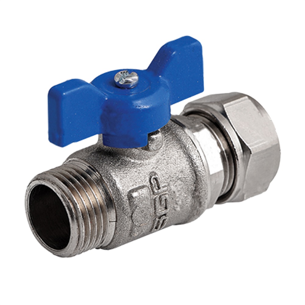 والو کلکتوری کوپلی 1*25(آبی-قرمز)(نیوپایپ)