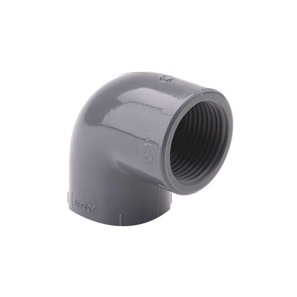 زانو یکسر دنده 40 چسبی PVCU