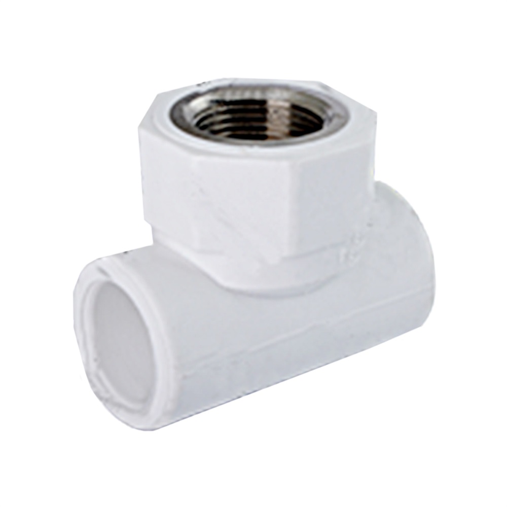 سه راهی بوشن فلزی سفید سایز 1.2*25 (آذین)