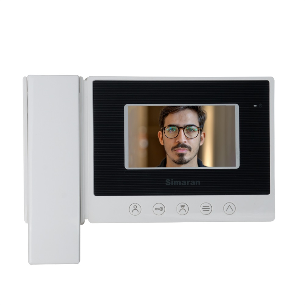 مانیتور رنگی 4.3 اینچ بدون حافظه HS43 دو ورودی جدید(سیماران)(30 ماه ضمانت تعمیر)