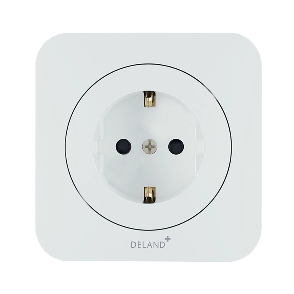 پریز برق ارتدار آدا سفید(دلند+)